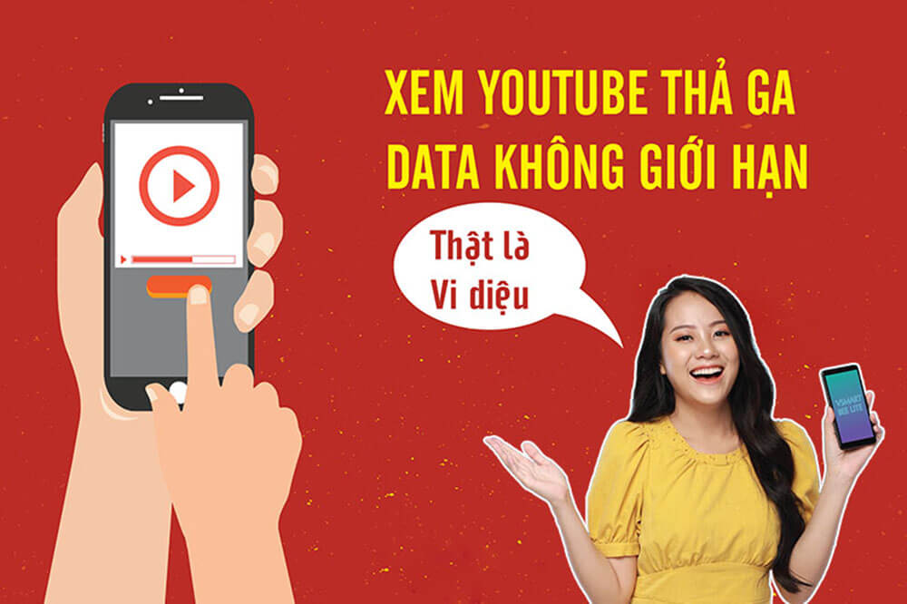 Gói YouTube Viettel miễn phí 100% data xem YouTube giá siêu rẻ